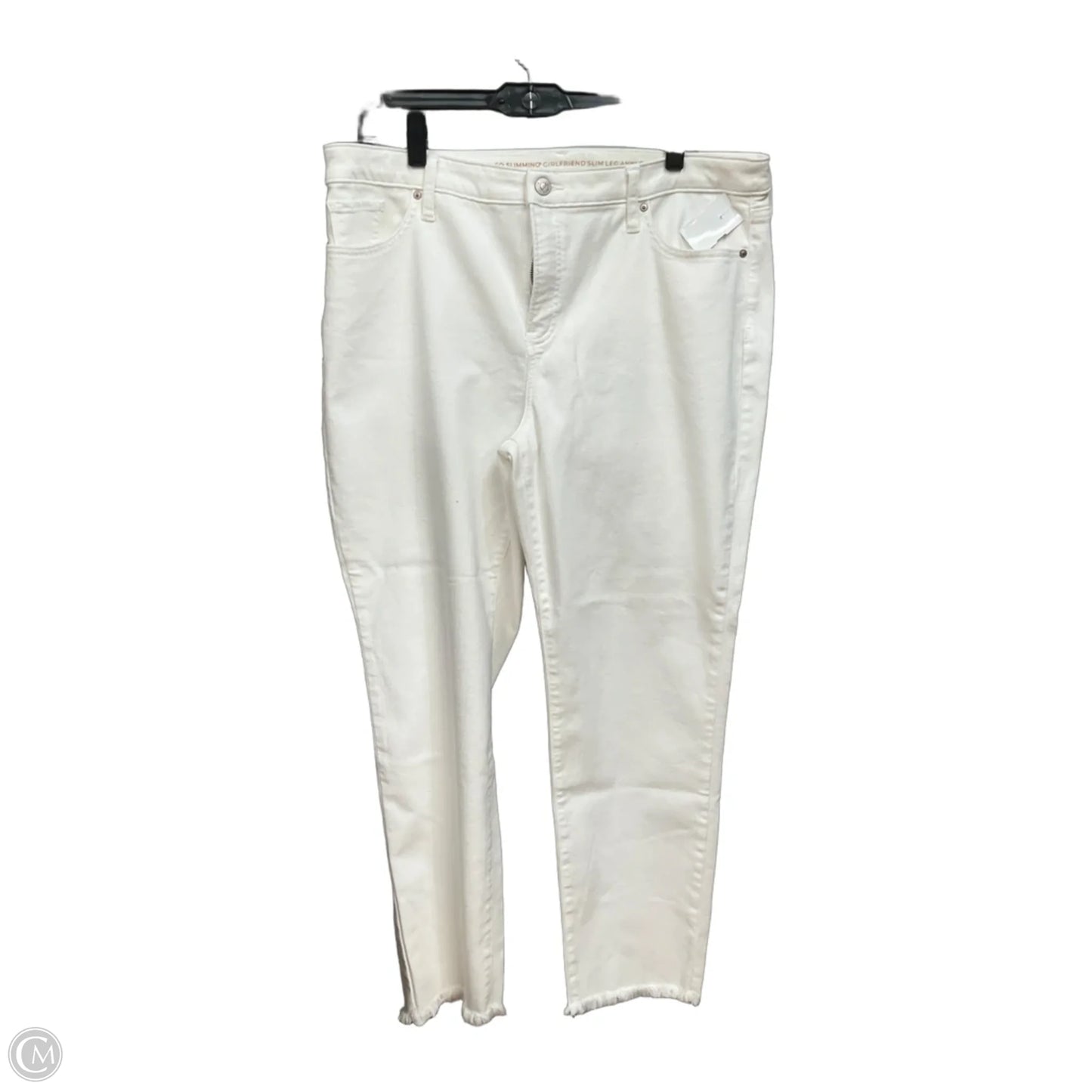 Jeans Skinny By Chicos In White, Size: 12