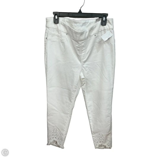Jeans Skinny By Chicos In White, Size: 10