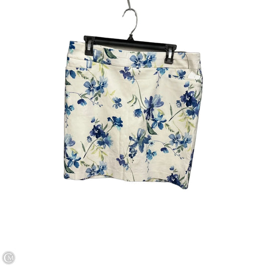 Skort By Chicos In Floral Print, Size: 12