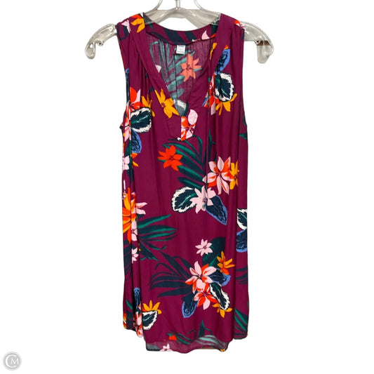 Dress Casual Short By Old Navy In Tropical Print, Size: S