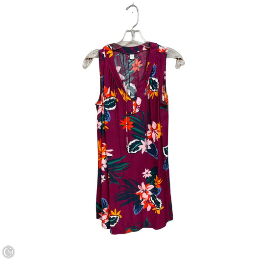 Dress Casual Short By Old Navy In Tropical Print, Size: S