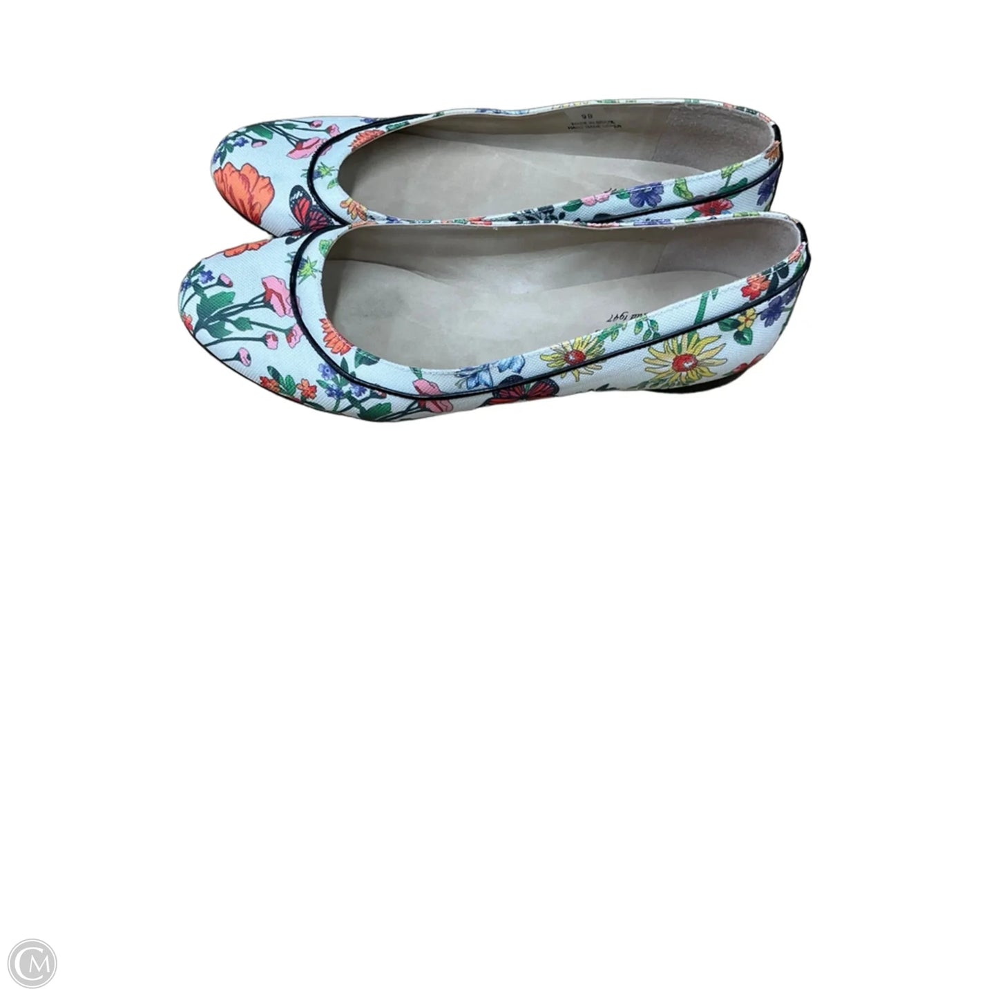 Shoes Flats By Talbots In Floral Print, Size: 9