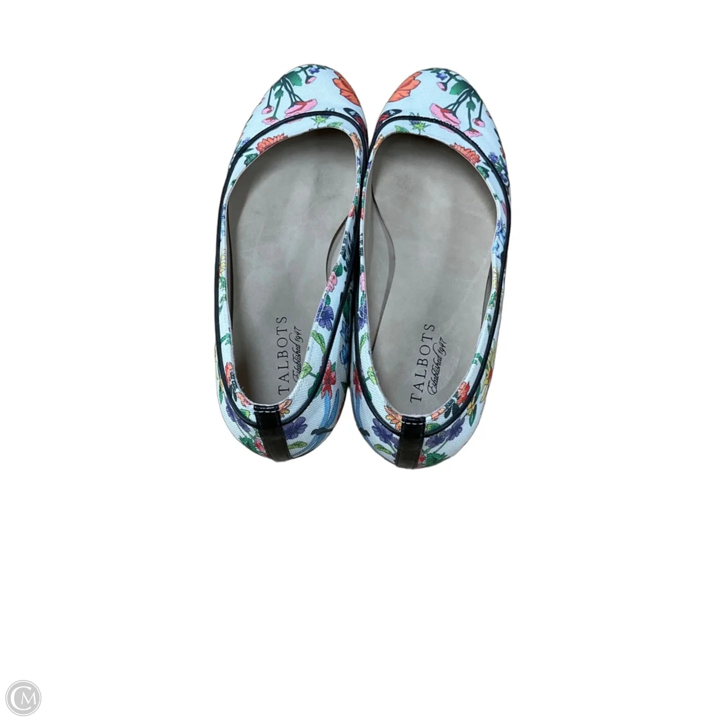 Shoes Flats By Talbots In Floral Print, Size: 9