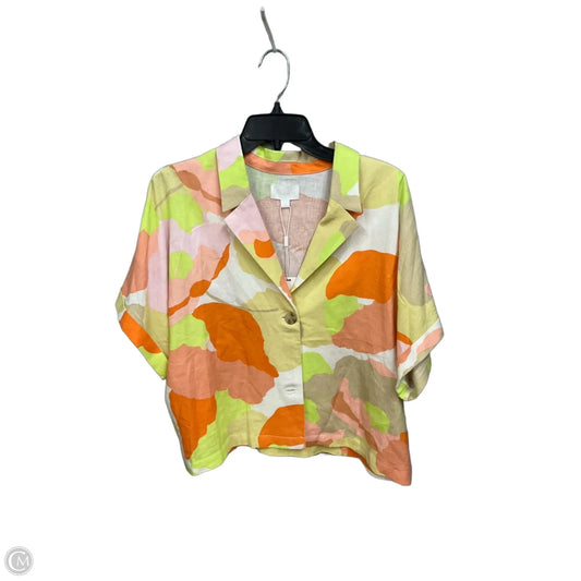Top Short Sleeve By Cmc In Multi-colored, Size: Xl