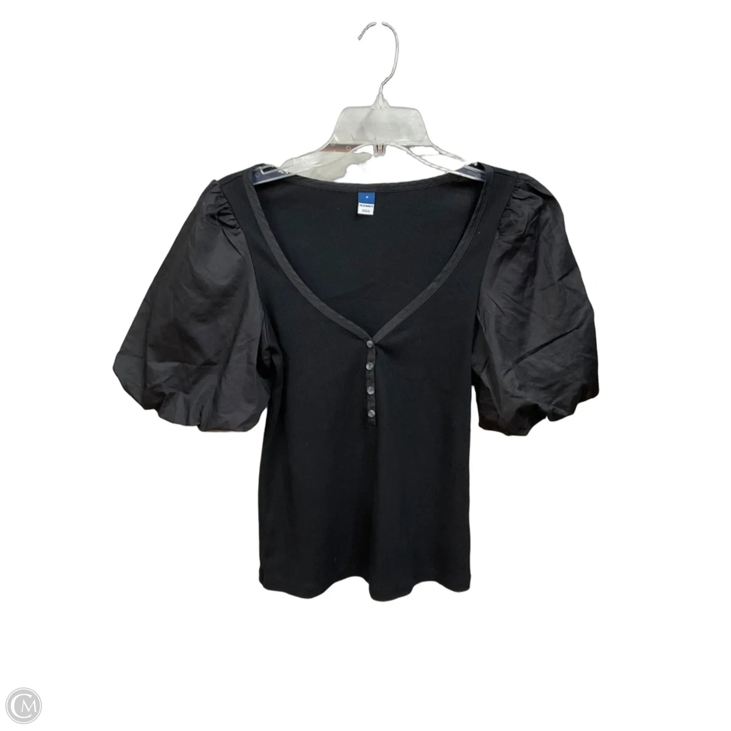 Top Short Sleeve By Old Navy In Black, Size: M