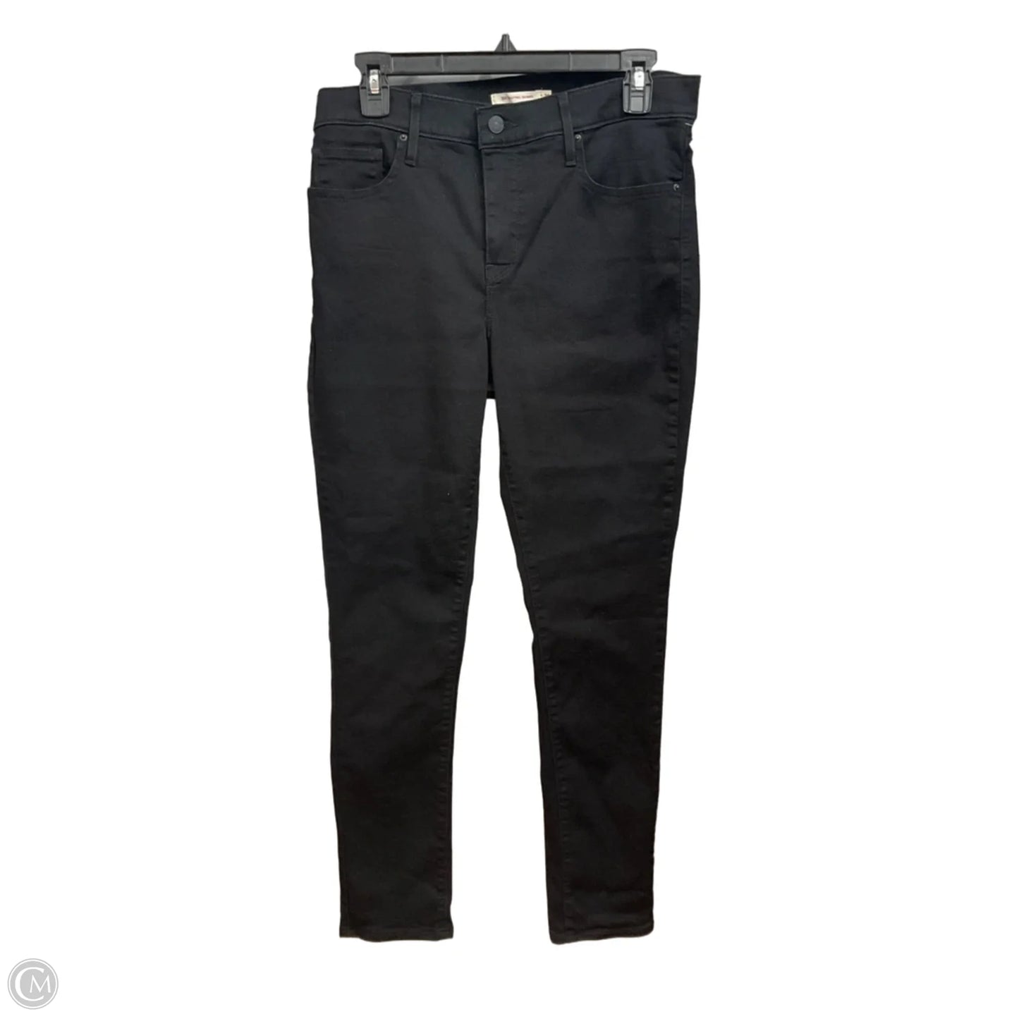 Jeans Skinny By Levis In Black, Size: 8