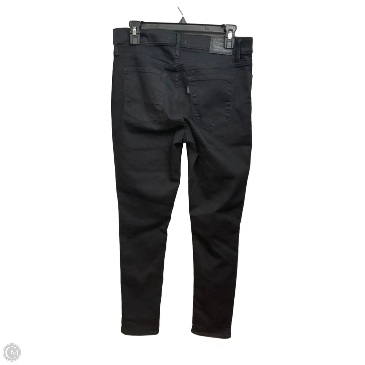 Jeans Skinny By Levis In Black, Size: 8