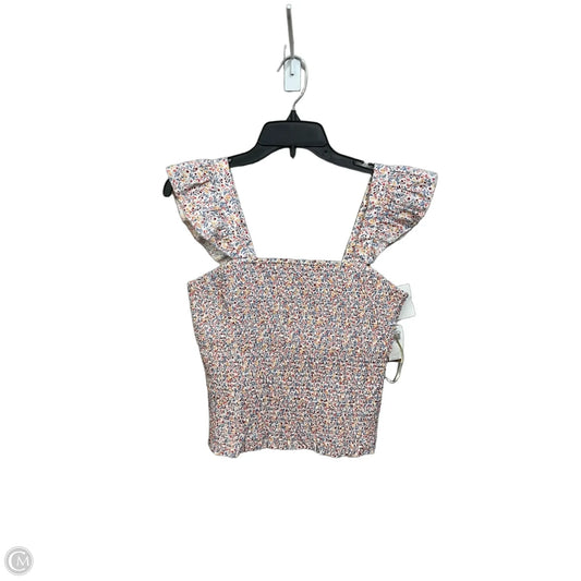 Top Sleeveless By Old Navy In Floral Print, Size: M