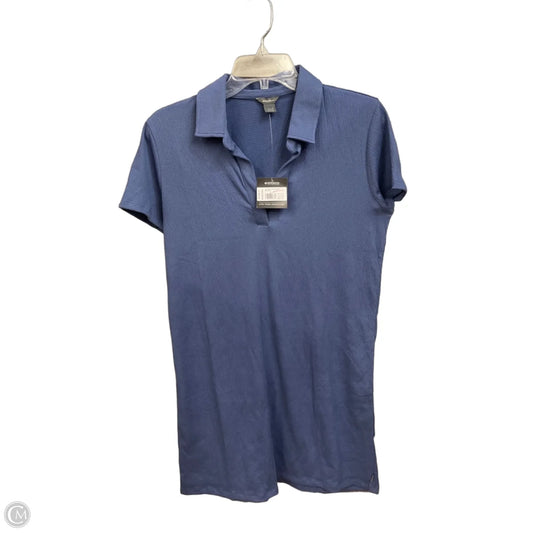 Dress Casual Midi By Eddie Bauer In Blue, Size: S
