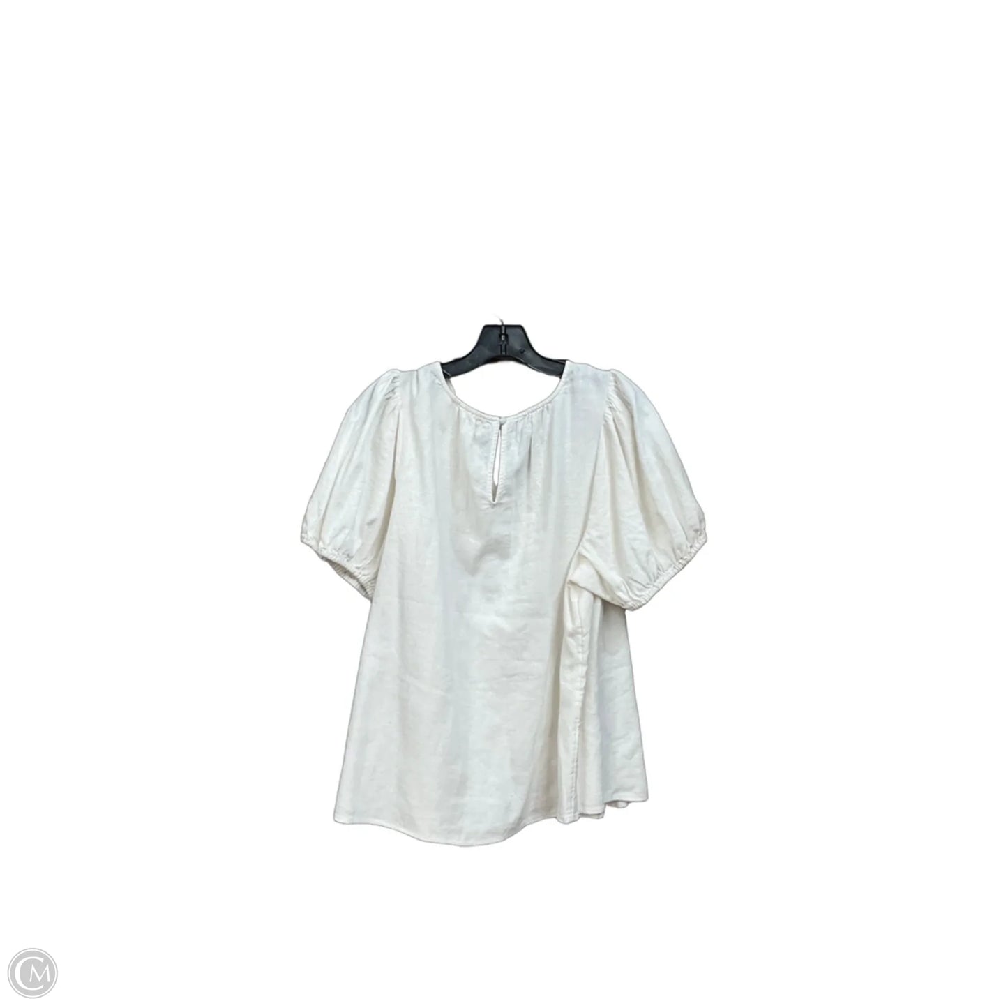 Top Short Sleeve By Lc Lauren Conrad In White, Size: 0x
