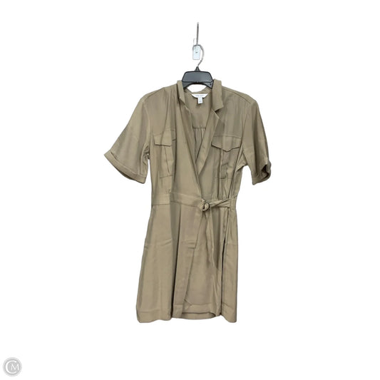 Dress Casual Midi By Nine West In Taupe, Size: L