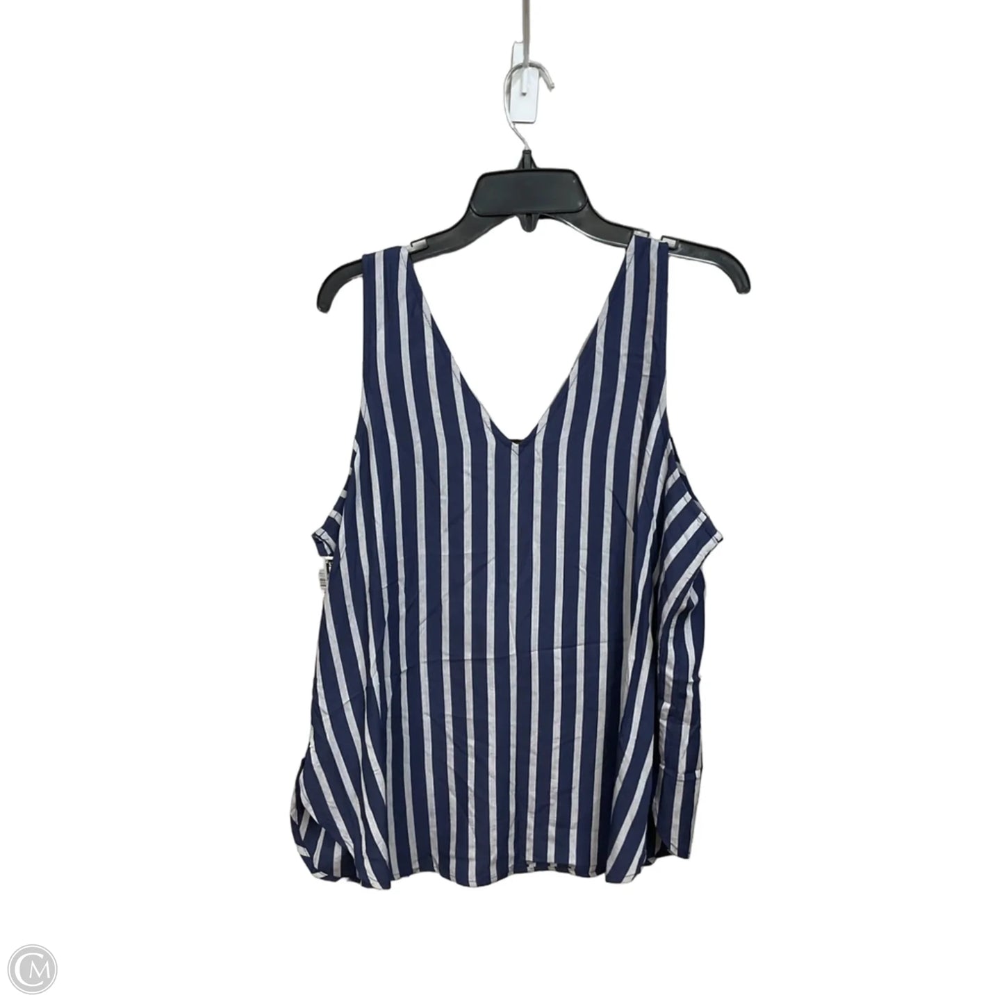 Top Sleeveless By Old Navy In Striped Pattern, Size: L