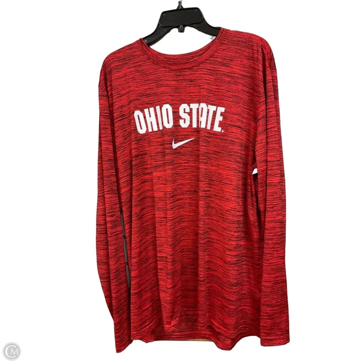 Athletic Top Long Sleeve Crewneck By Nike Apparel In Red, Size: Xl
