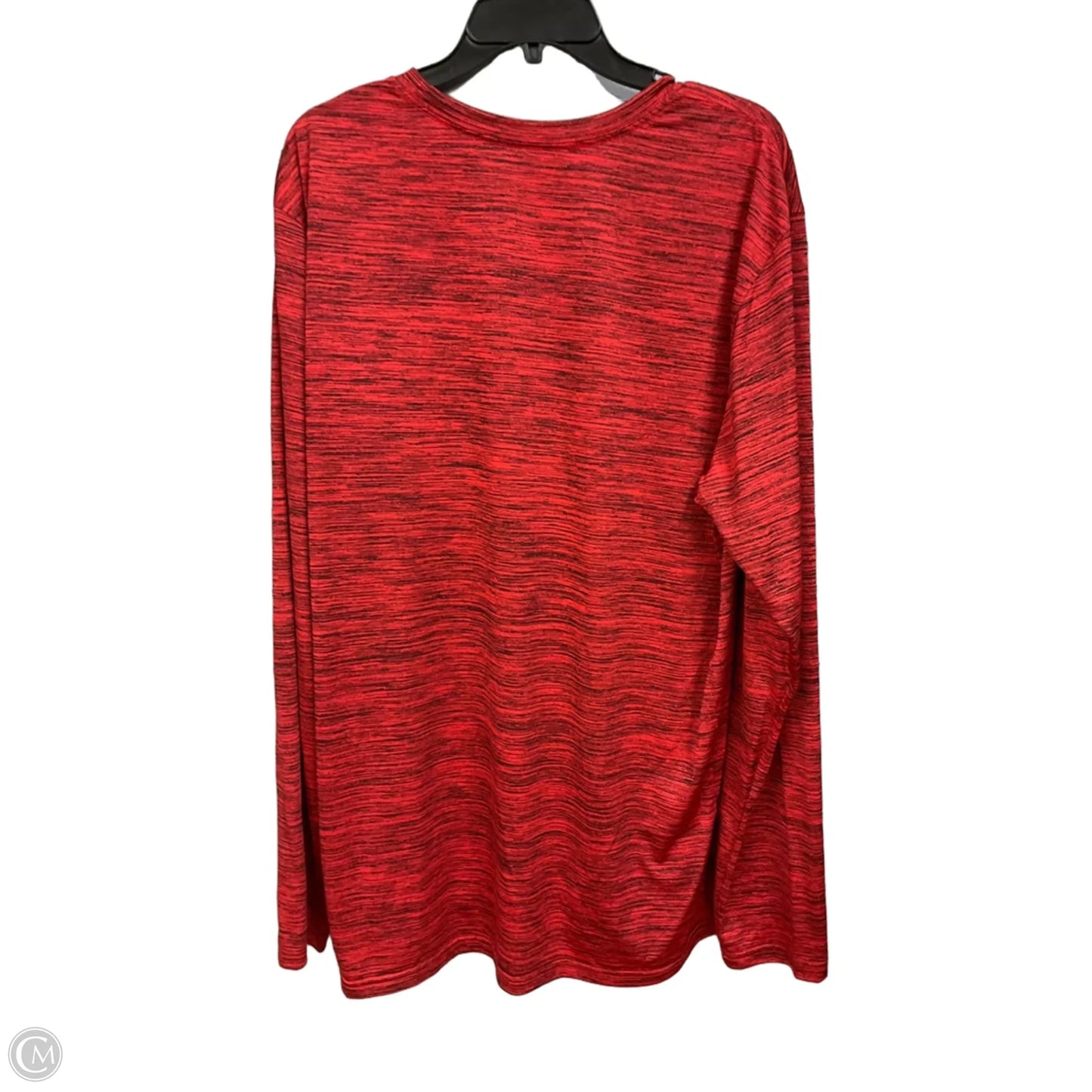 Athletic Top Long Sleeve Crewneck By Nike Apparel In Red, Size: Xl