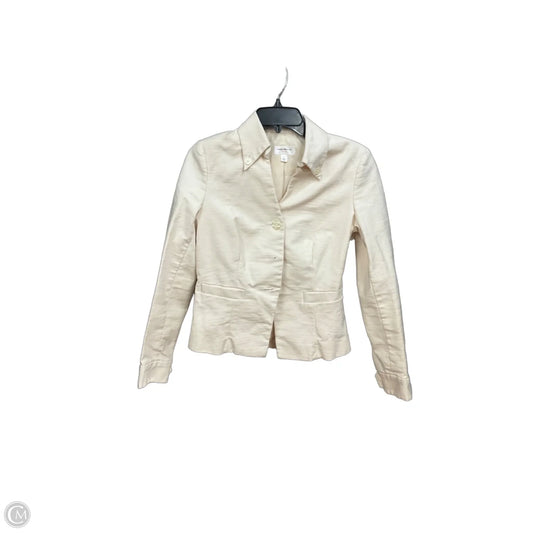 Blazer By Isaac Mizrahi In Cream, Size: S