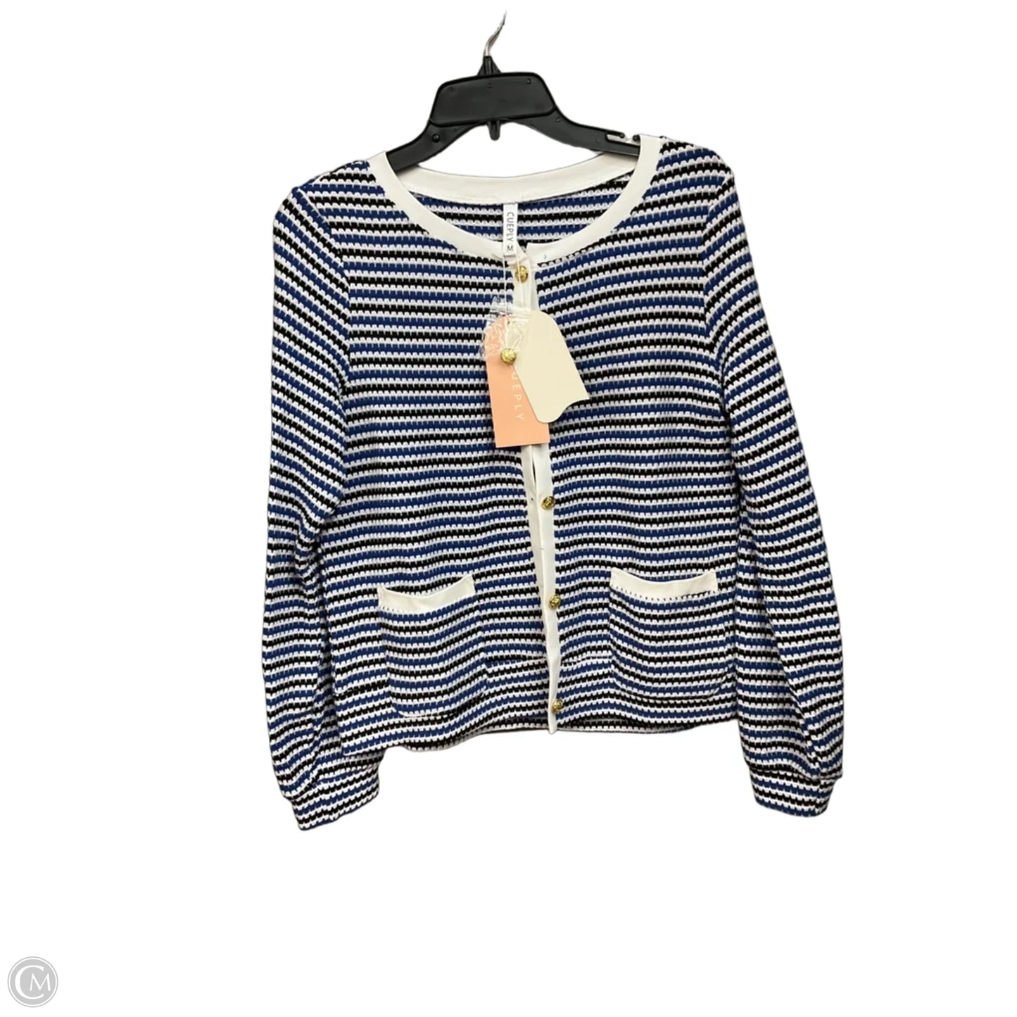 Cardigan By Cmc In Black & White, Size: M