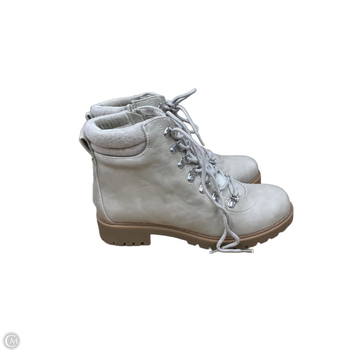 Boots Ankle Flats By Style And Company In Beige, Size: 9
