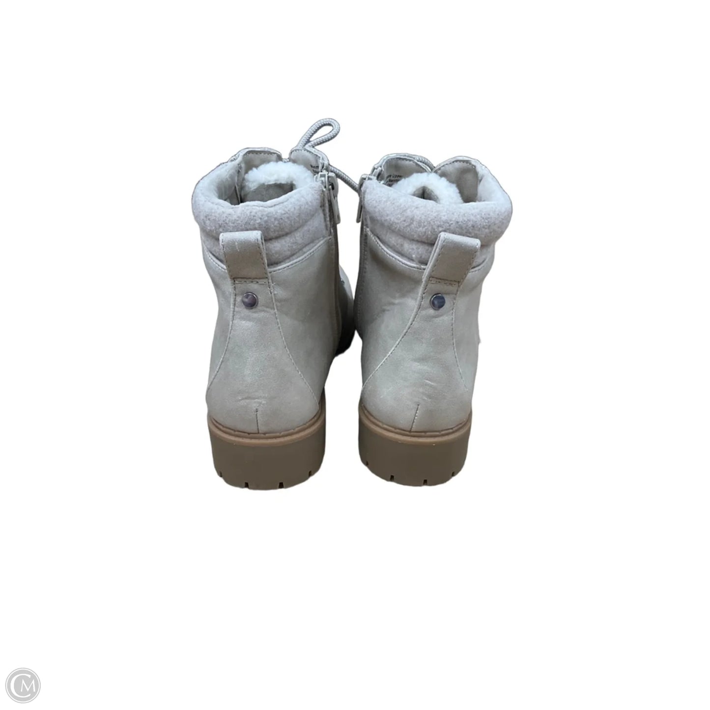 Boots Ankle Flats By Style And Company In Beige, Size: 9