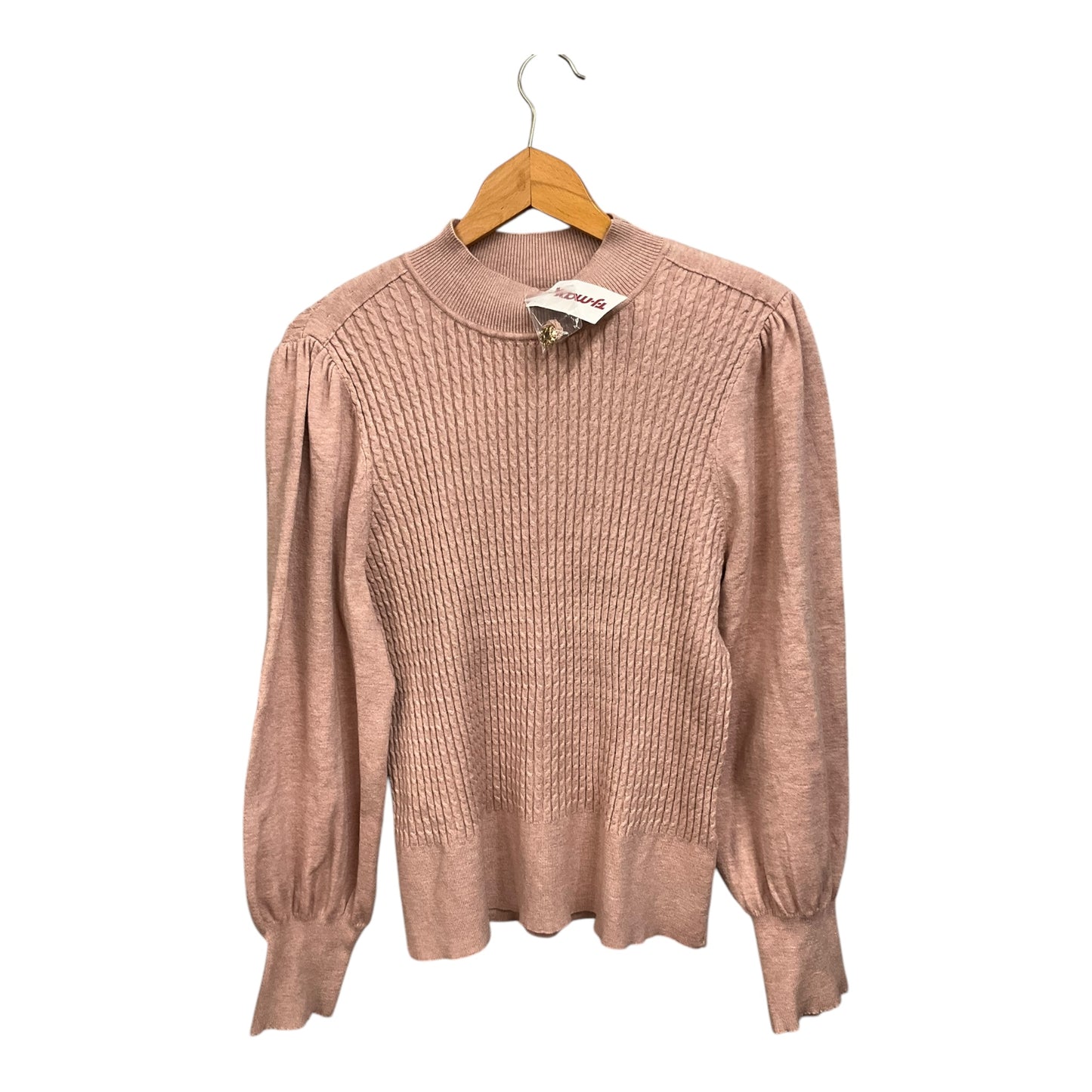 Sweater By Adrianna Papell In Pink, Size: Xl