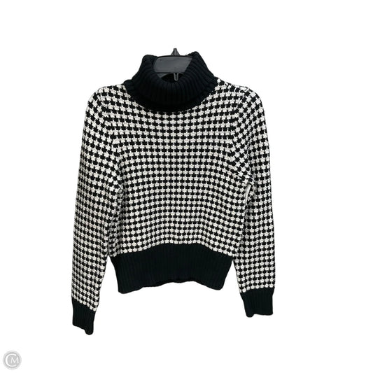 Sweater By Liz Claiborne In Black & White, Size: Mp