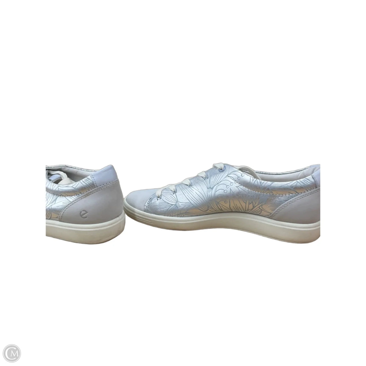 Shoes Flats By Ecco In Grey, Size: 8