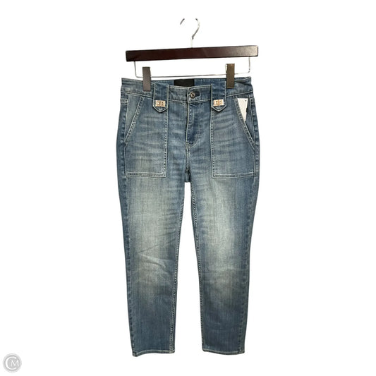 Jeans Straight By White House Black Market In Blue Denim, Size: 0