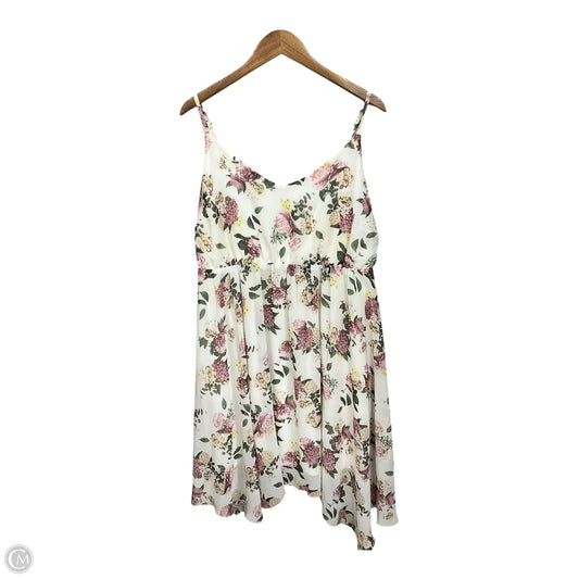 Dress Casual Midi By Torrid In Floral Print, Size: 2x