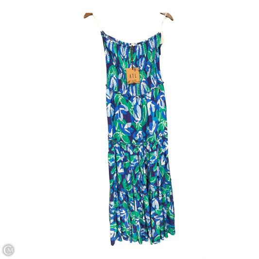 Dress Casual Maxi By Cmc In Floral Print, Size: L