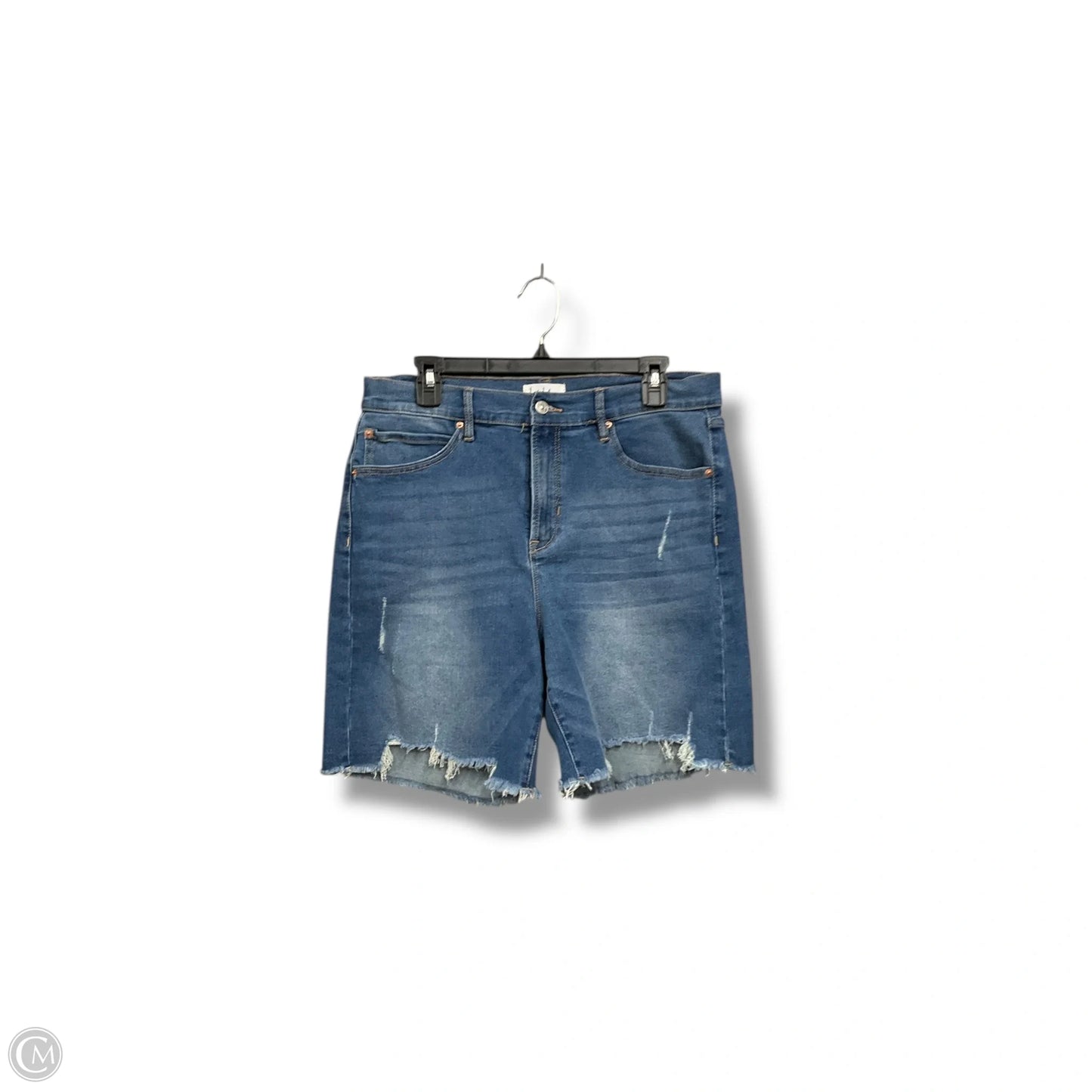 Shorts By Nicole By Nicole Miller In Blue Denim, Size: L