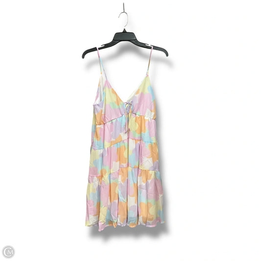 Dress Casual Short By Pink Lily In Multi-colored, Size: M