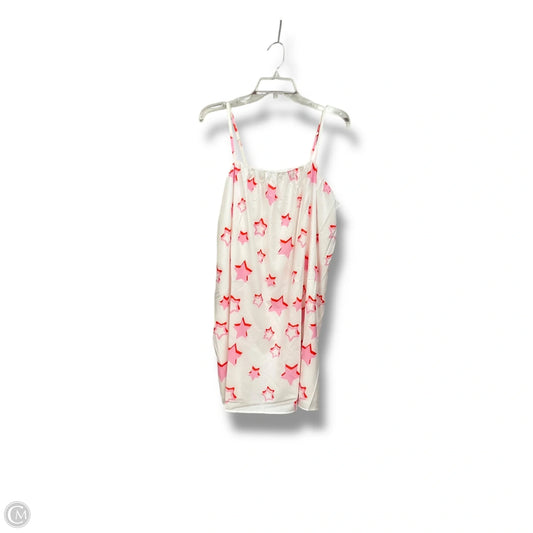 Dress Casual Short By Pink Lily In Pink & White, Size: M