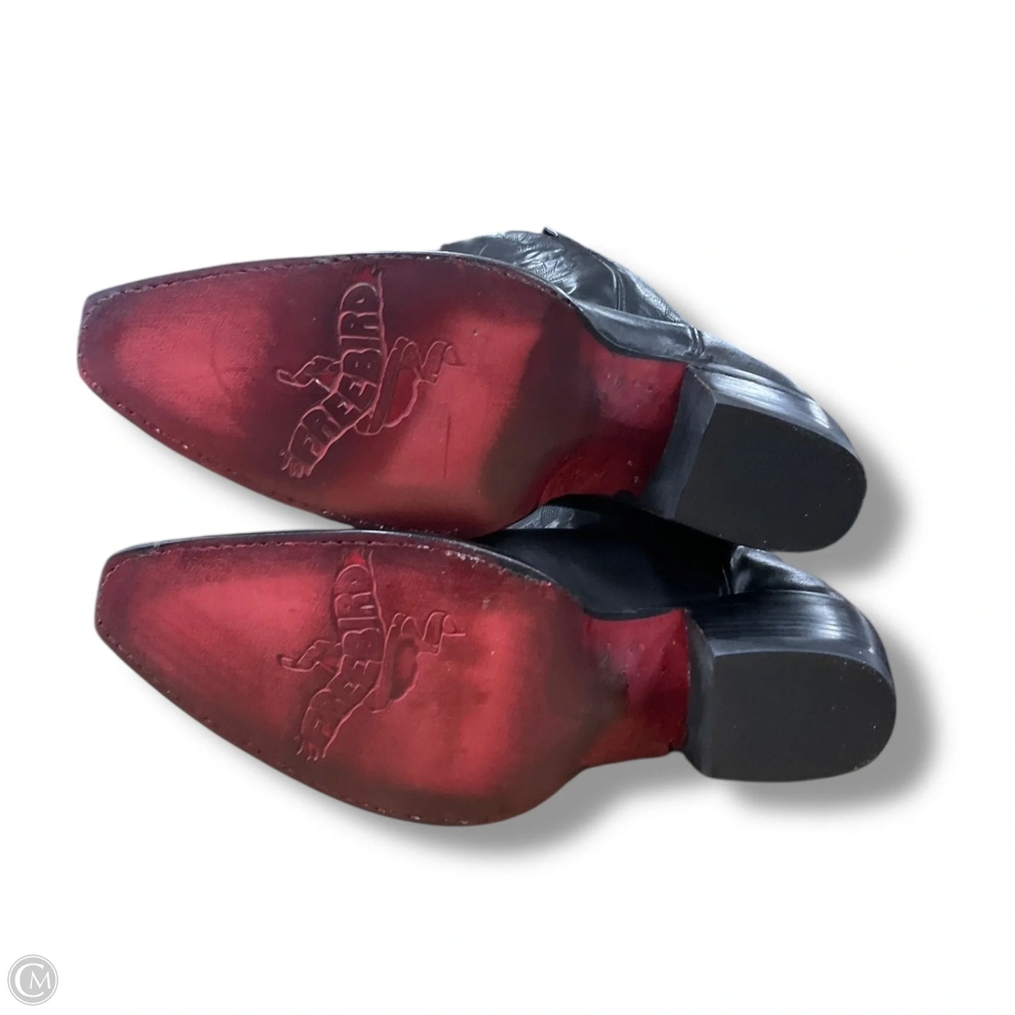 Boots Leather By Free Bird In Black, Size: 9