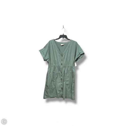 Dress Casual Midi By Universal Thread In Green, Size: L