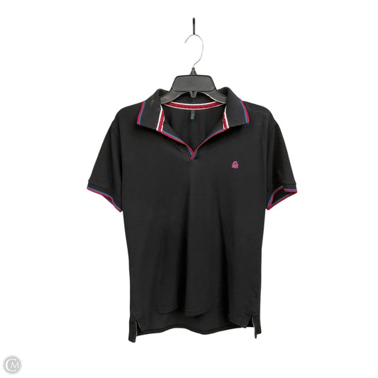 Top Short Sleeve By Benetton In Black, Size: M