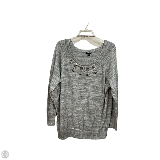 Sweater By Torrid In Grey, Size: 2x