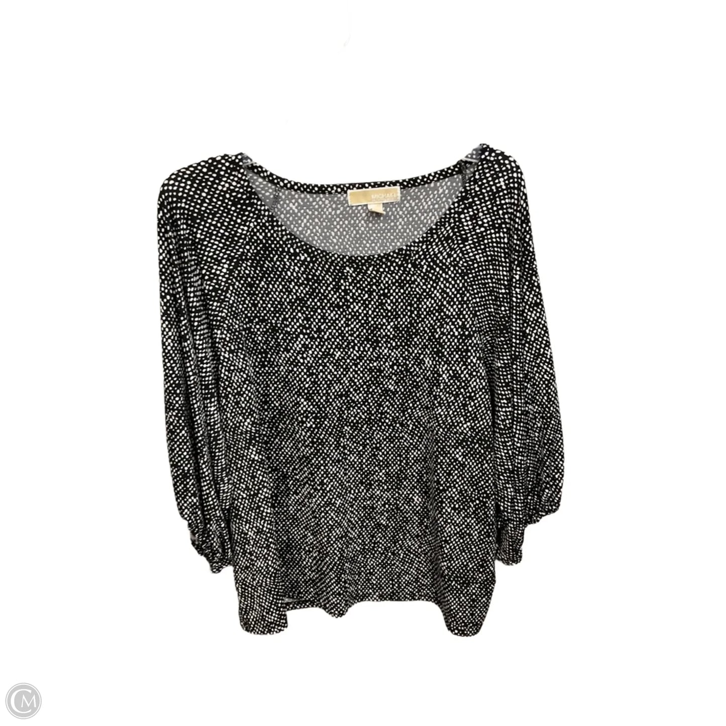 Top 3/4 Sleeve By Michael By Michael Kors In Animal Print, Size: Xl