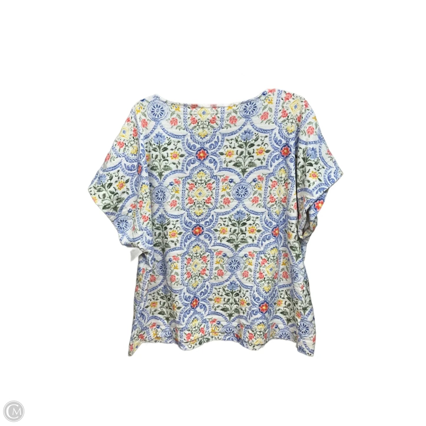 Top Sleeveless By Chicos In Floral Print, Size: Xxl