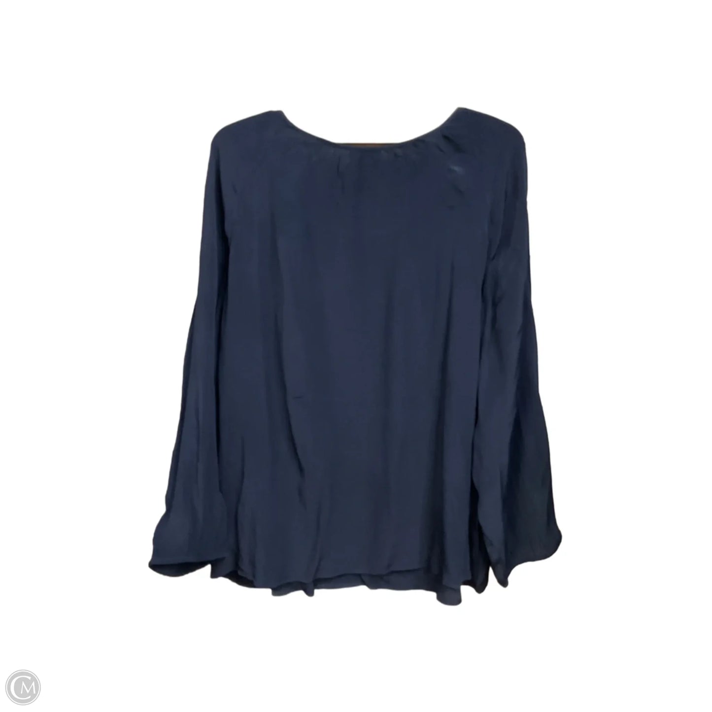 Top Long Sleeve By J. Jill In Navy, Size: 2x
