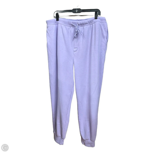 Athletic Pants By Clothes Mentor In Purple, Size: Xxl