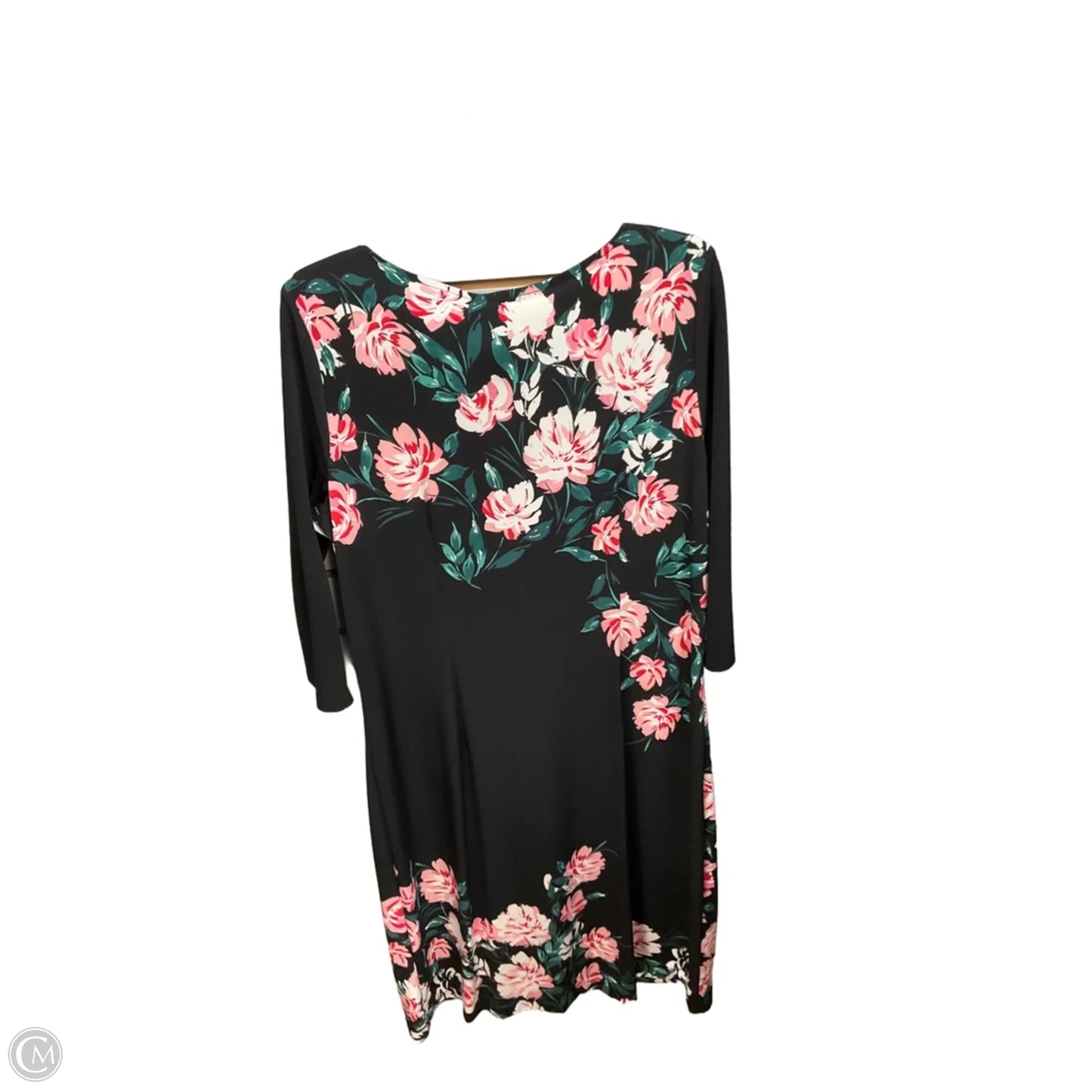 Dress Casual Short By Roz And Ali In Floral Print, Size: L