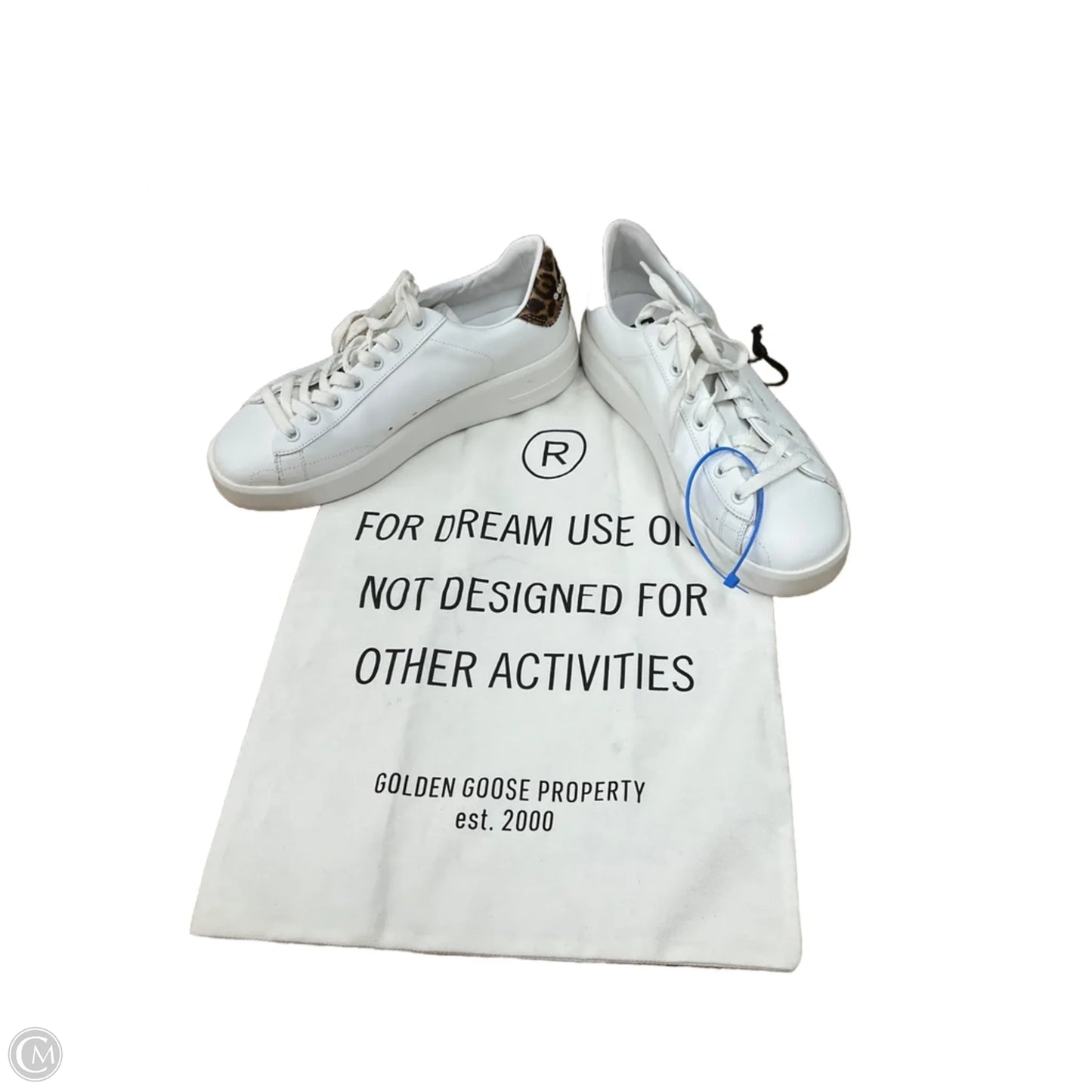 Shoes Luxury Designer By Golden Goose In White, Size: 6.5