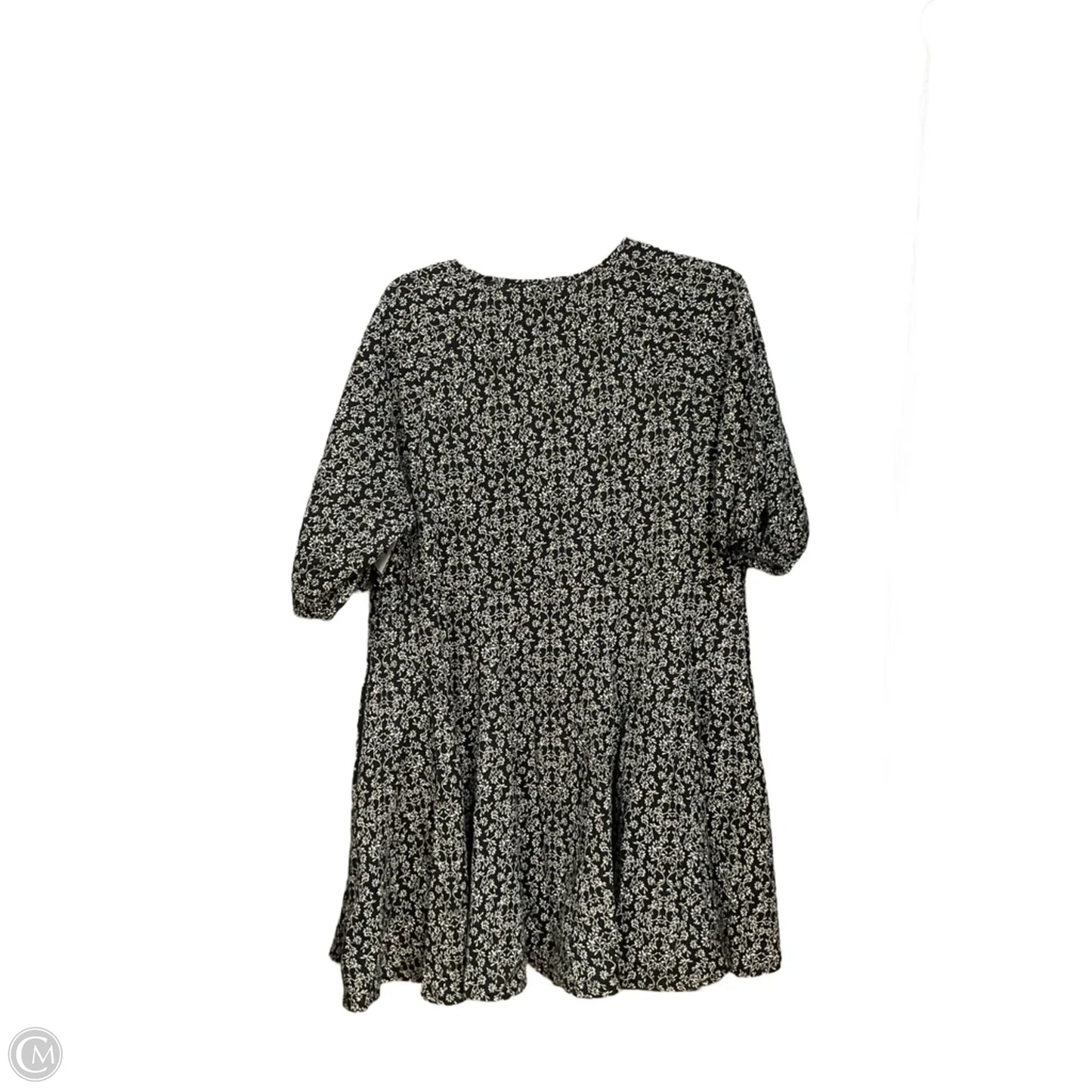 Tunic Short Sleeve By Universal Thread In Floral Print, Size: L