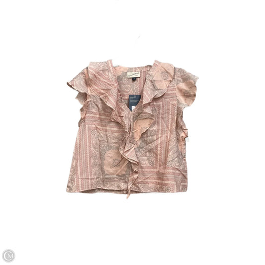 Top Sleeveless By Universal Thread In Paisley Print, Size: M