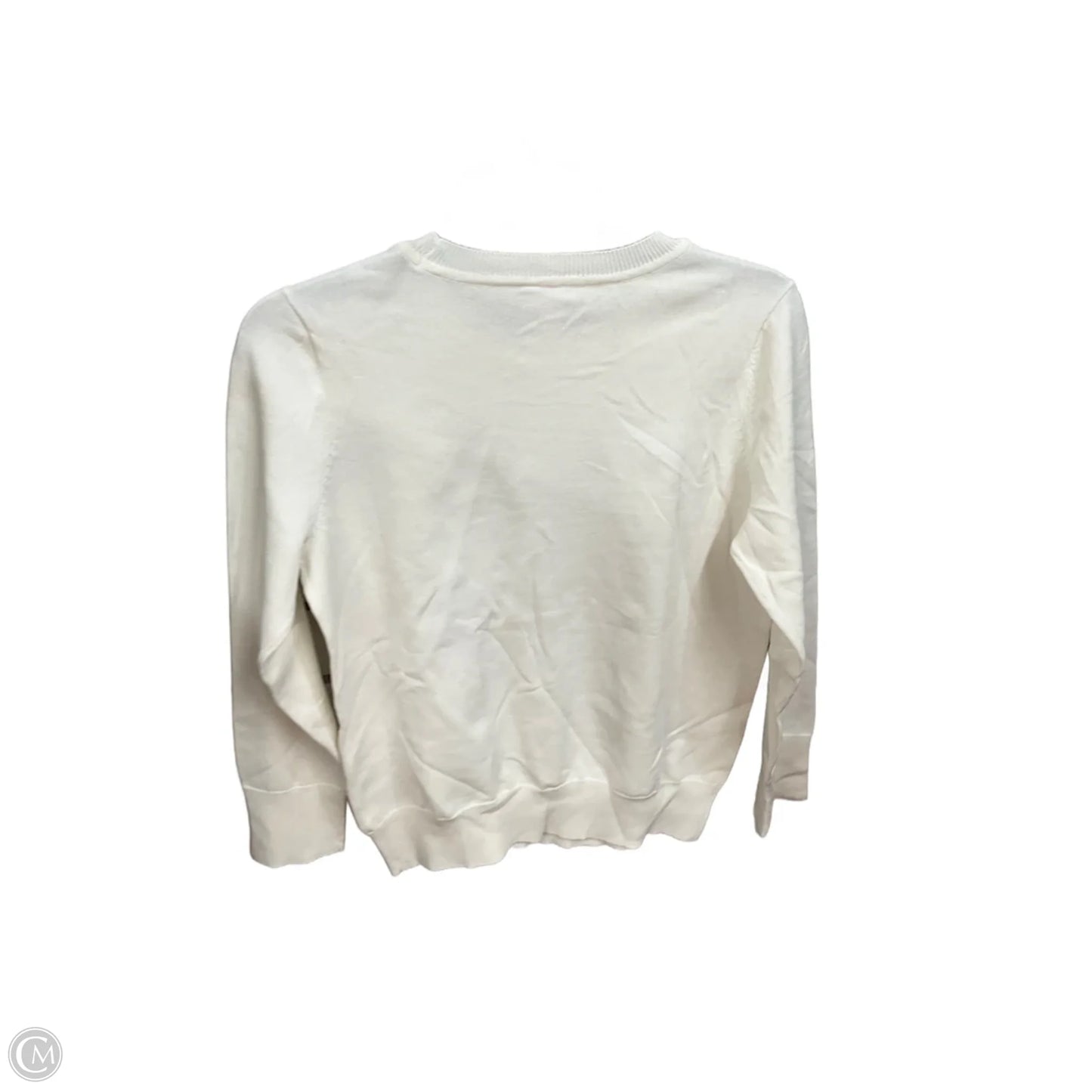 Top Long Sleeve By Worthington In Cream, Size: S