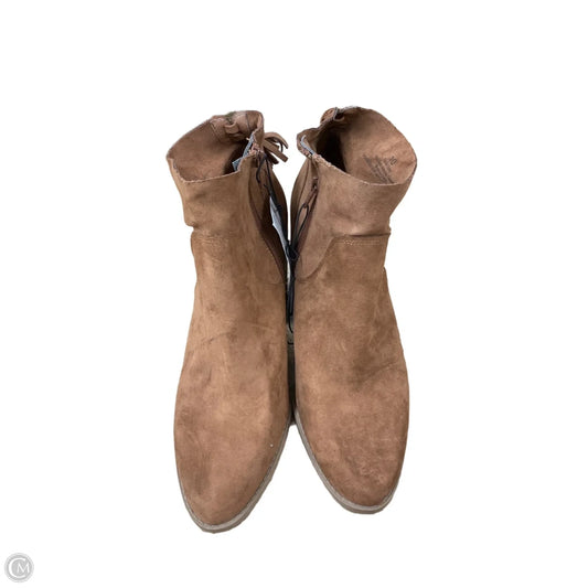 Boots Ankle Heels By Universal Thread In Brown, Size: 10
