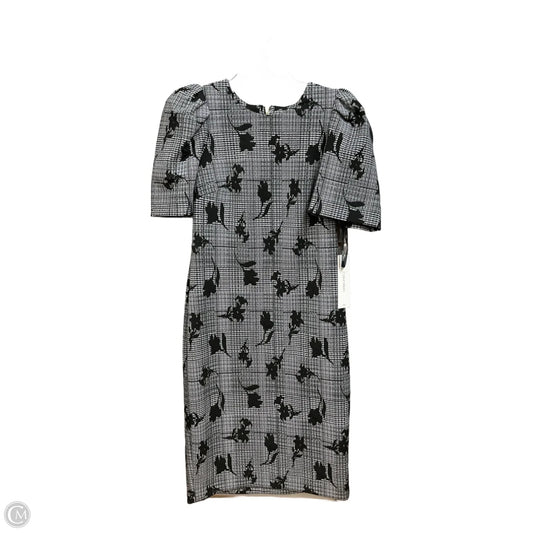 Dress Casual Short By Calvin Klein In Black & Grey, Size: M