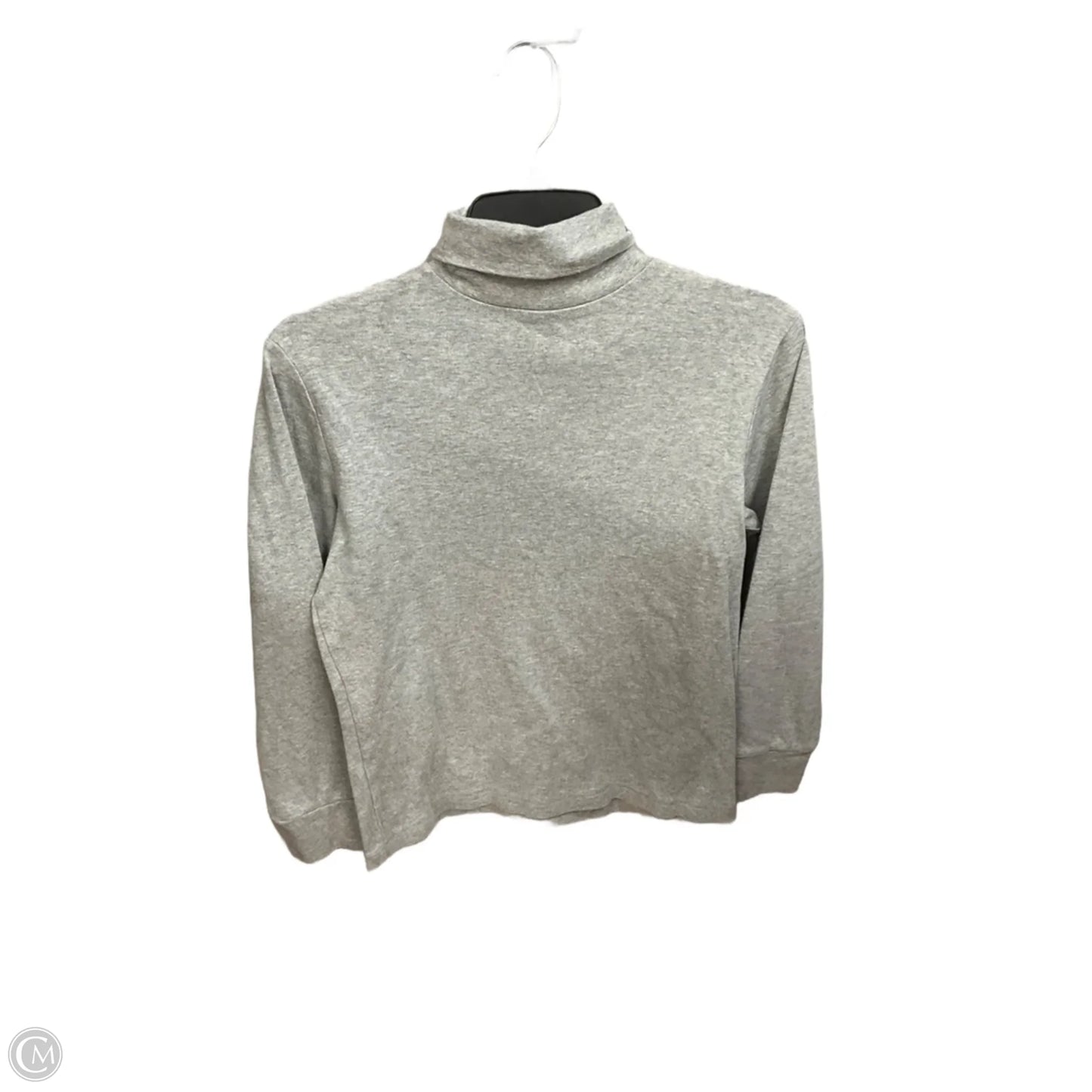 Top 3/4 Sleeve By Karen Scott In Grey, Size: S