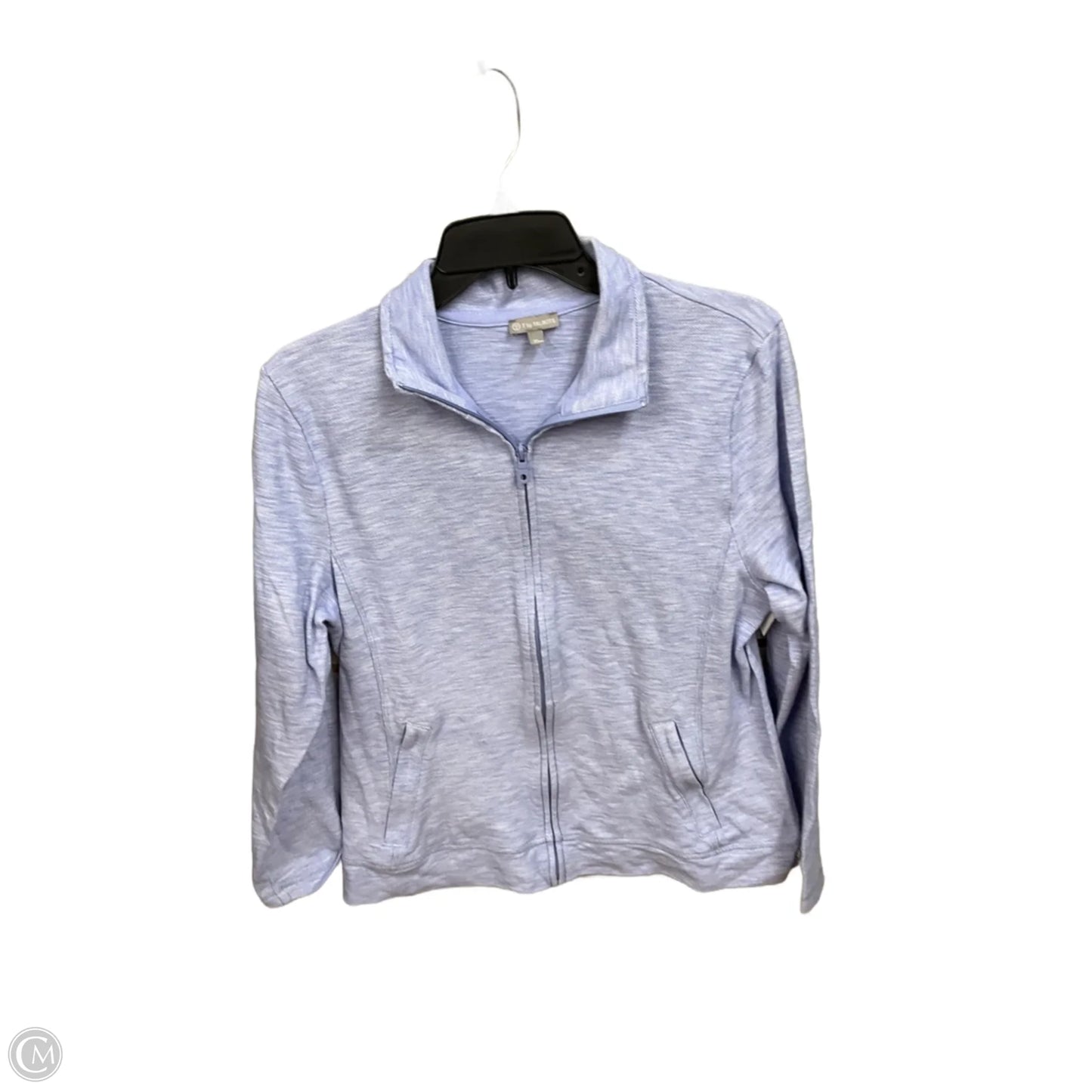Athletic Jacket By Talbots In Blue, Size: Xl