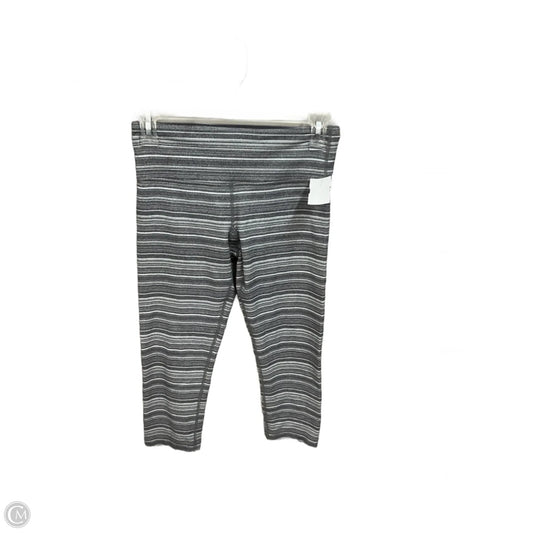 Athletic Leggings Capris By Lululemon In Striped Pattern, Size: S