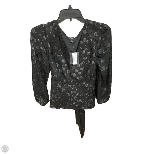 Top Long Sleeve By J. Crew In Black, Size: M